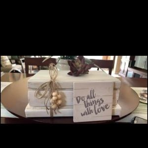 Decor Books set with Beads & Jute Rope